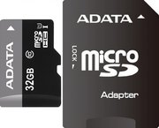 A-data карта памяти microsd 32gb microsdhc class 10 uhs-i ausdh32guicl10-ra1 adapter 580752 фото